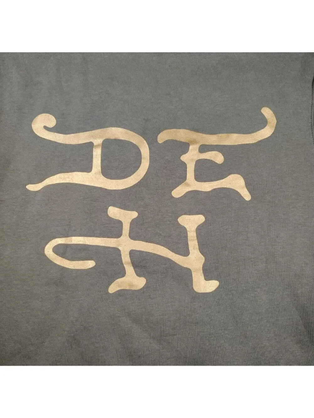 NEW Ed Hardy Death Before Dishonor Hoodie Mens M Olive Green Tattoo Skull - Picture 4 of 12